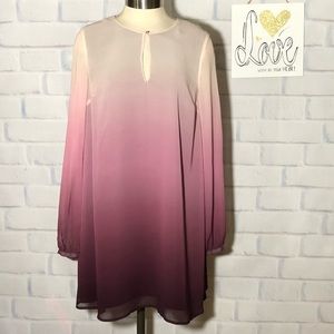 SOLD!!!!Guess dress Marciano gradient long sleeve
